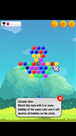 play html5 Dino Bubbles