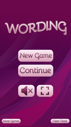 play html5 Wording