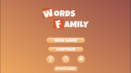 play html5 Words Family